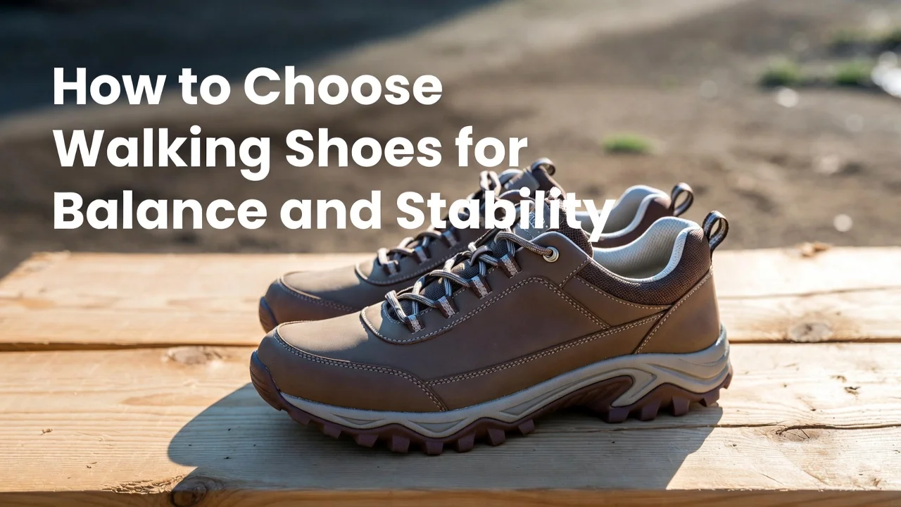 How to choose walking shoes for balance and stability