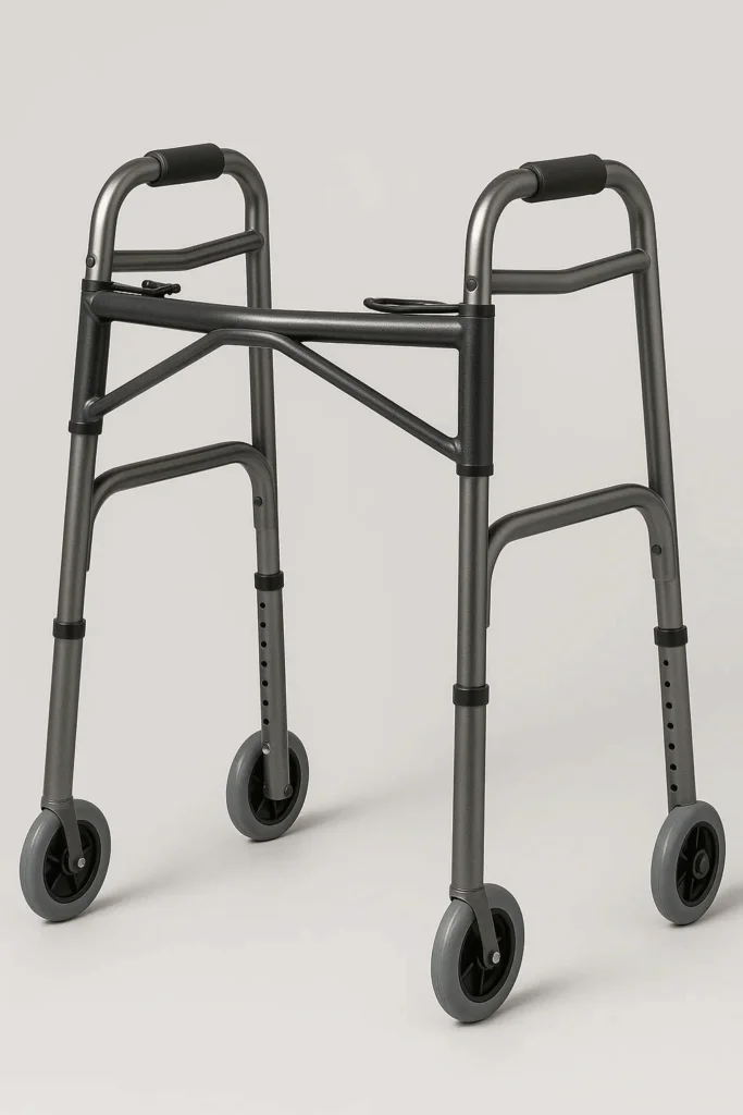 Heavy-duty walker on light background