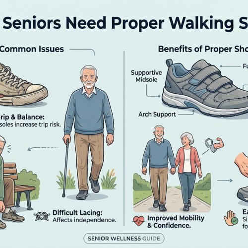 Why Seniors Need Proper Walking Shoes